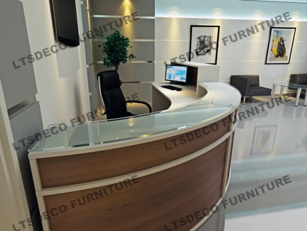 CUSTOMIZE RECEPTION/FRONT DESK TABLE | OFFICE PARTITION AND FURNITURE ...