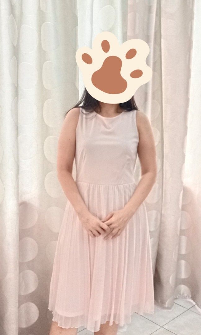 Dorothy perkins blush pink dress sales