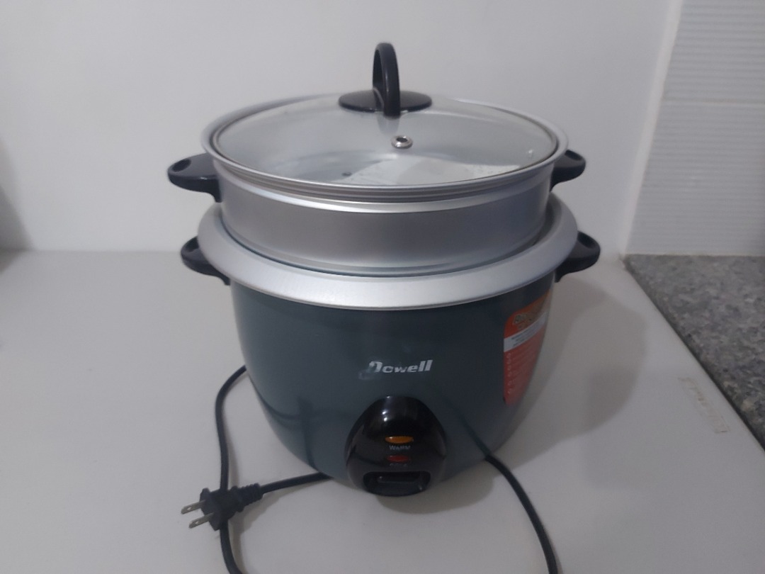 Dowell Rice Cooker RCS10 (Gray) 10 Cups, TV & Home Appliances