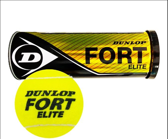 Dunlop Fort Elite Tennis Balls 3pcs, Sports Equipment, Sports & Games