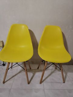 Eames yellow chairs