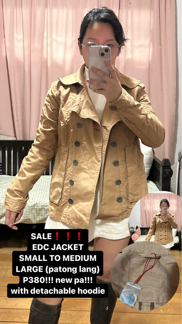 EDC JACKET, Women's Fashion, Coats, Jackets and Outerwear on Carousell