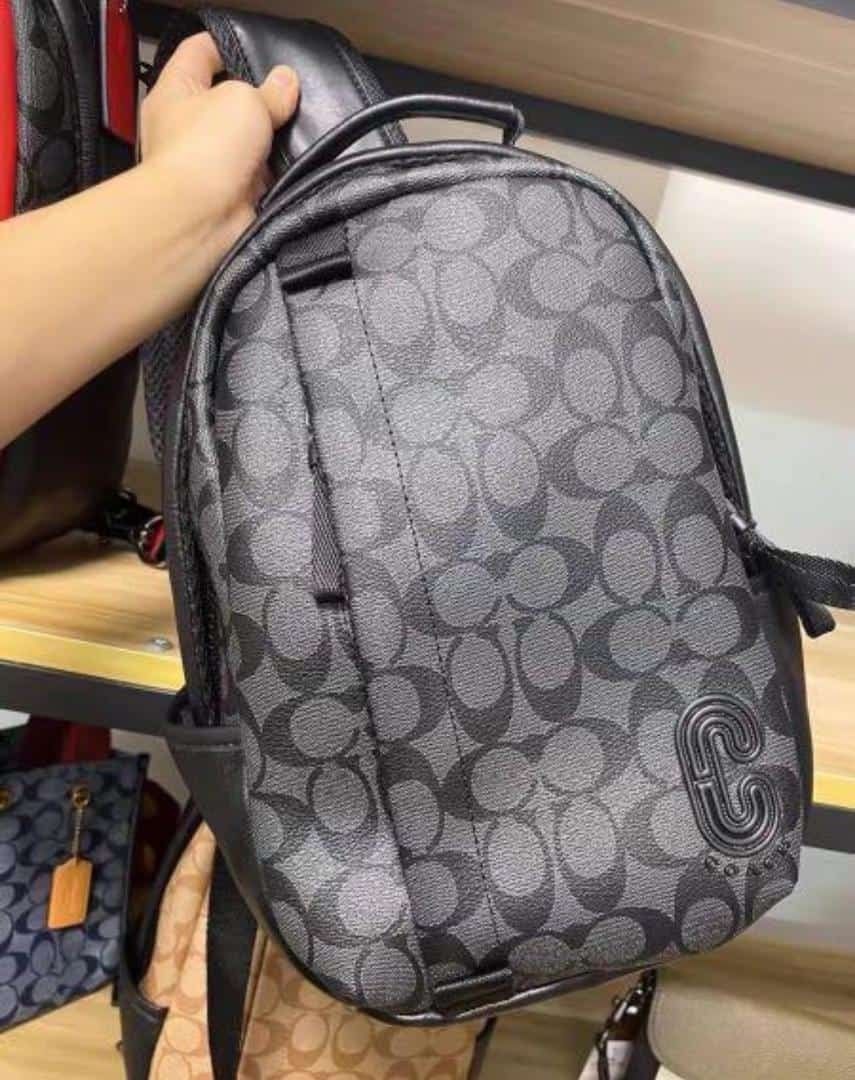 Edge backpack in deals signature canvas