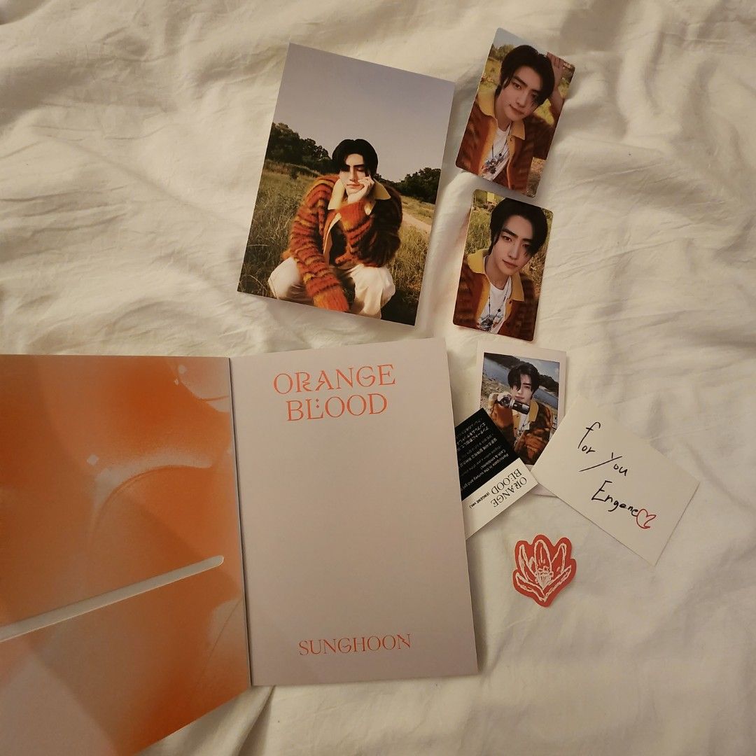 ENHYPEN Orange Blood ENGENE ver. [SUNGHOON], Hobbies & Toys, Memorabilia &  Collectibles, K-Wave on Carousell