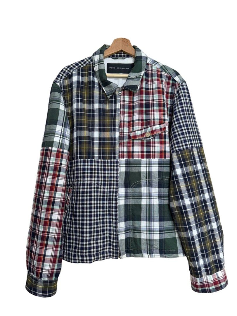 FCUK Patchwork Outerwear / Jacket (Category: Coats, Jackets and Outerwear) located in Singapore. Submitted by oldflames (Listing ID 1266819587, Image 1). Description: French Connection UK Patchwork Jacket in XL Old piece but super under-utilised thus letting it go! Previously bought from Shimokitazawa, JP Do PM if any questions not ralph lauren polo nike adidas goretex dickies off white adlv thrift vintage bomber harrington fila puma.