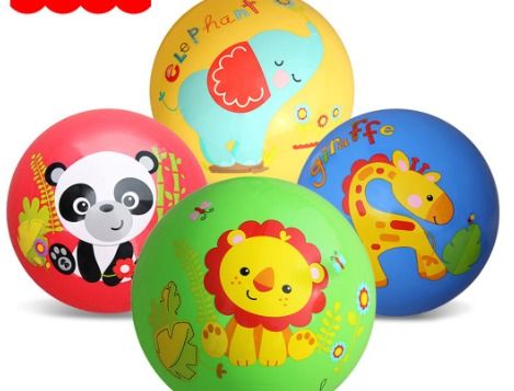 Fisher Price Baby Rubber Ball Kids Inflatable Training Ball Toys