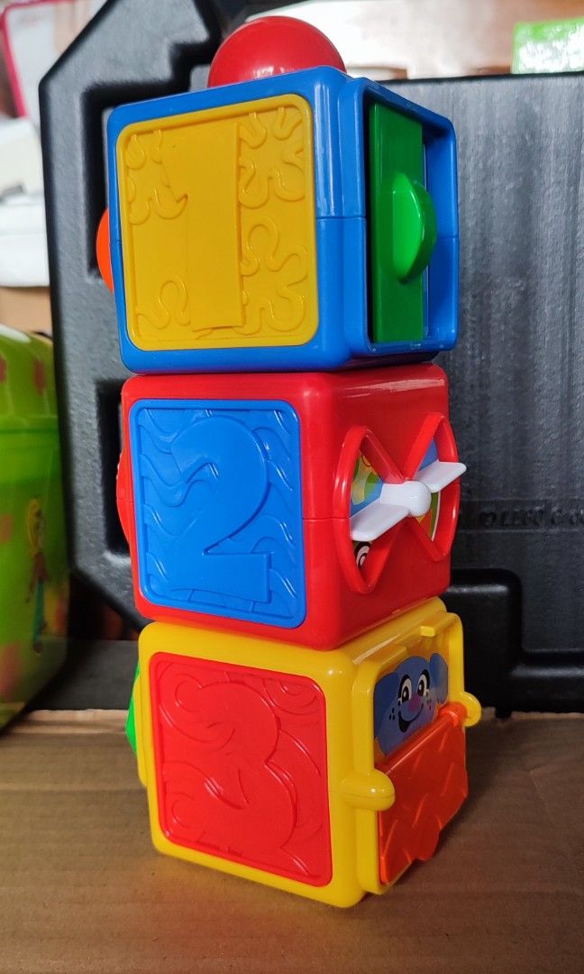 Fisher Price Stacking Action Blocks, Hobbies & Toys, Toys & Games on