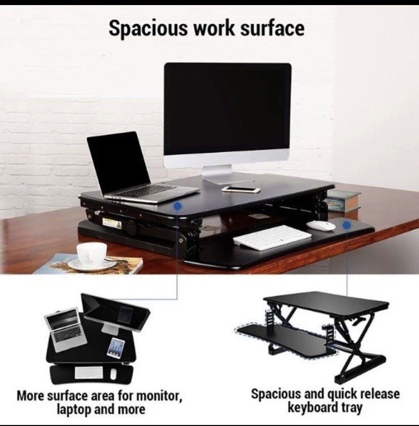 Flexispot ClassicRiser Standing Desk Converter Furniture Home