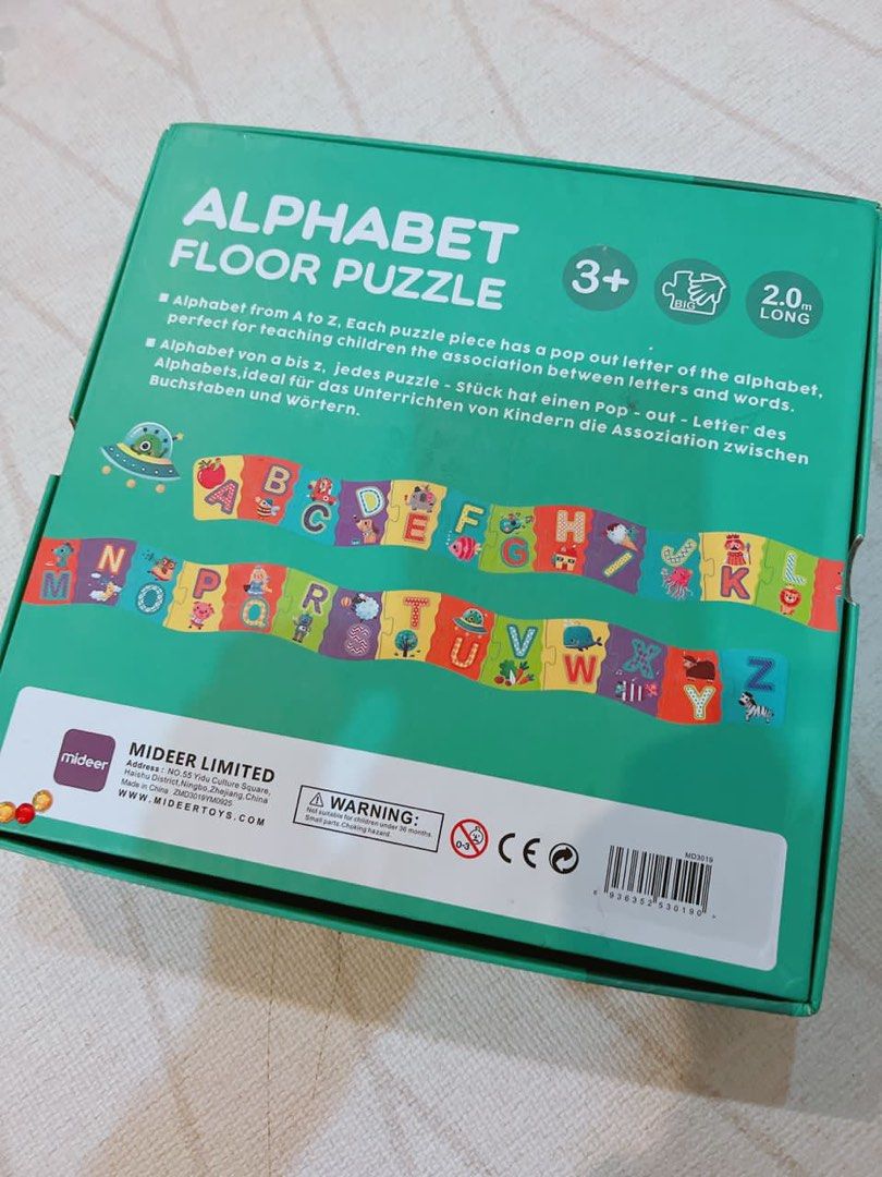 Floor Puzzles ABC, Hobbies & Toys, Toys & Games on Carousell