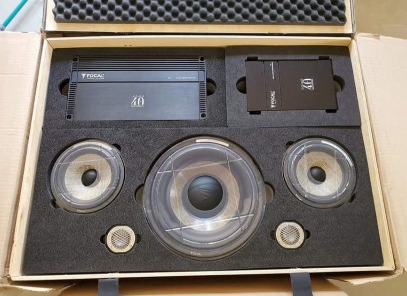 Focal 40th anniversary audio set, Audio, Soundbars, Speakers