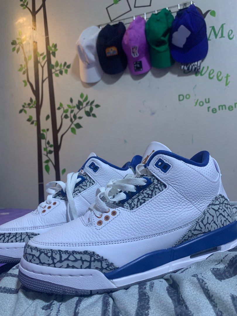 Jordan 3 true blue for sale hot sale