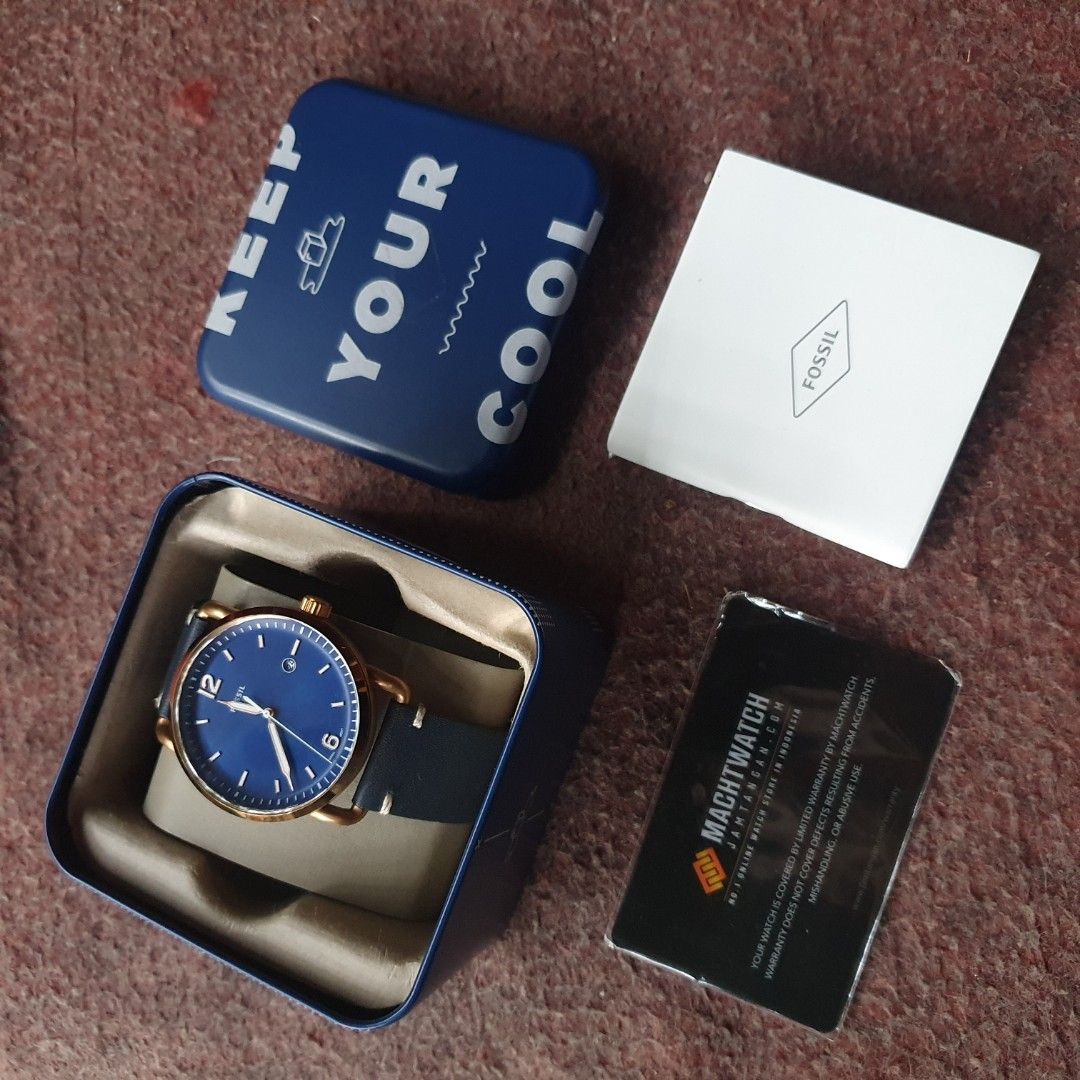Fossil FS5274 Original machtwatch, Barang Mewah, Jam Tangan di Carousell