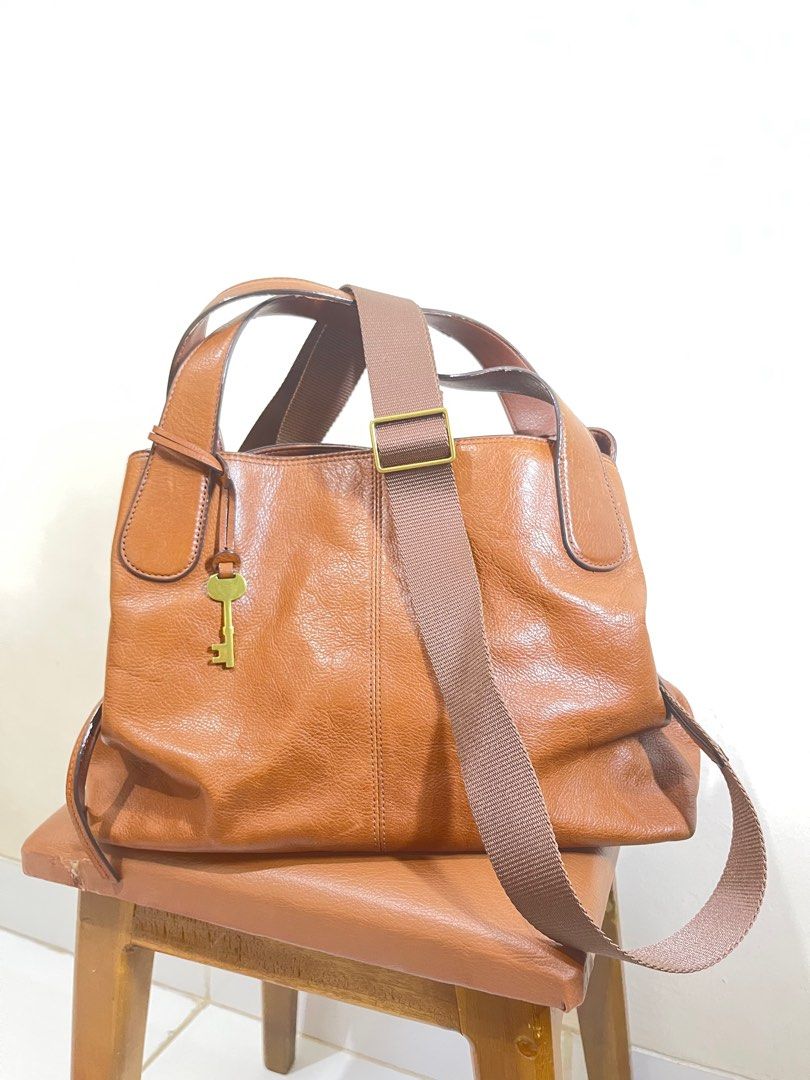 FOSSIL MAYA SATCHEL BROWN