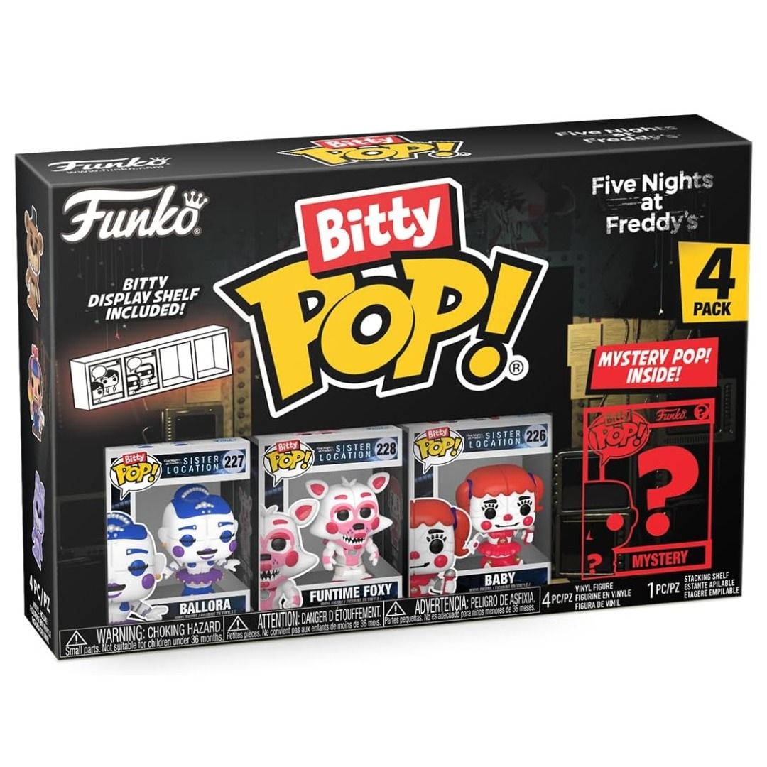 Funko Five Nights at Freddy's 4 Figure Pack (Set 2), 2-Inch