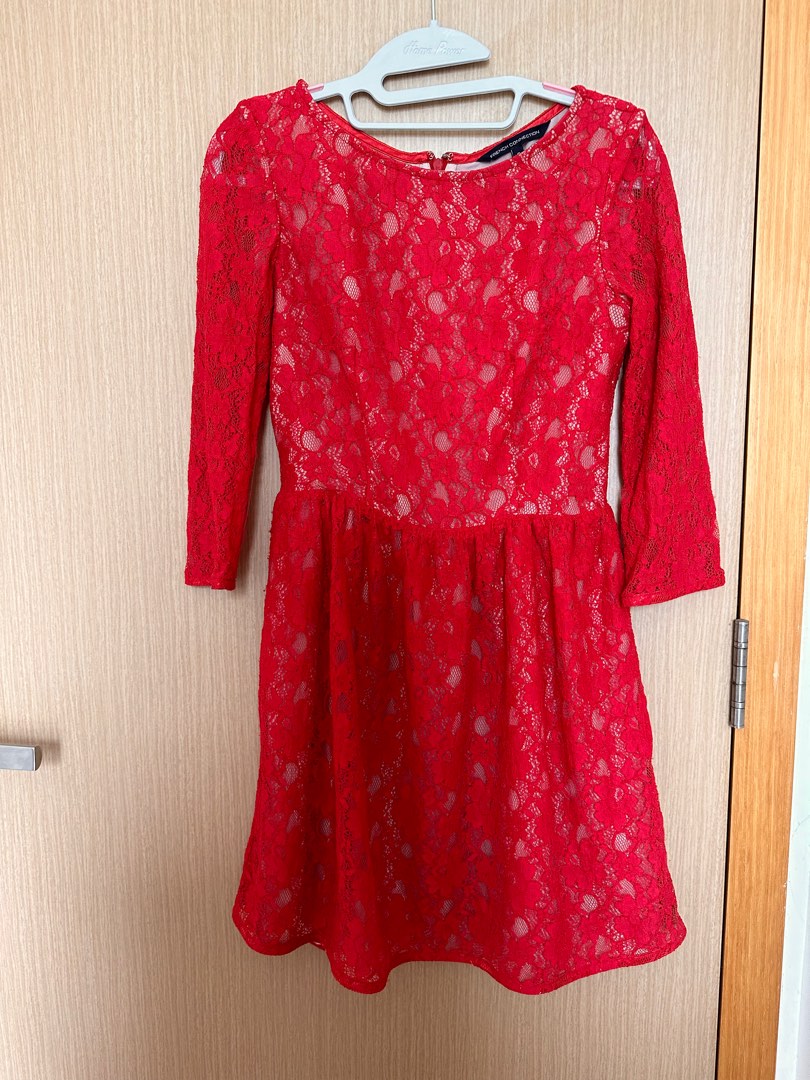 Chante lace mix dress top