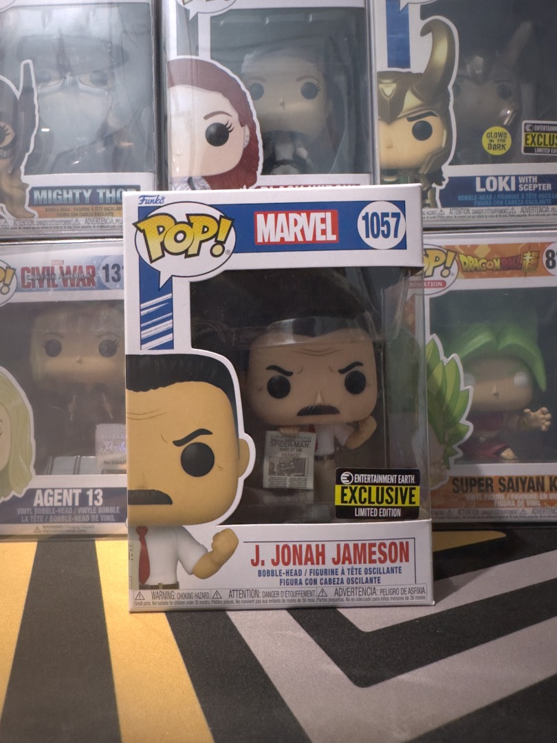 Funko Pop! Marvel - J. Jonah Jameson EEE #1057, Hobbies & Toys