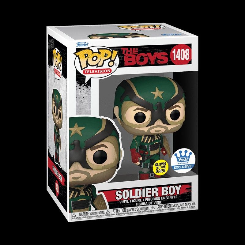 FUNKO SOLDIER BOY (GLOW) THE BOYS Funko shop exclusive, Hobbies