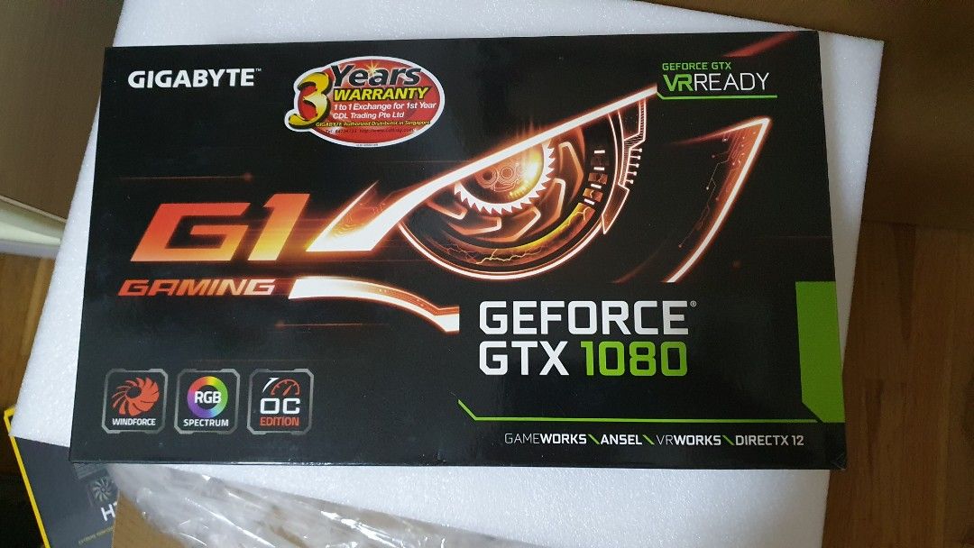 Gigabyte geforce gtx cheap 1080 g1 gaming 8gb