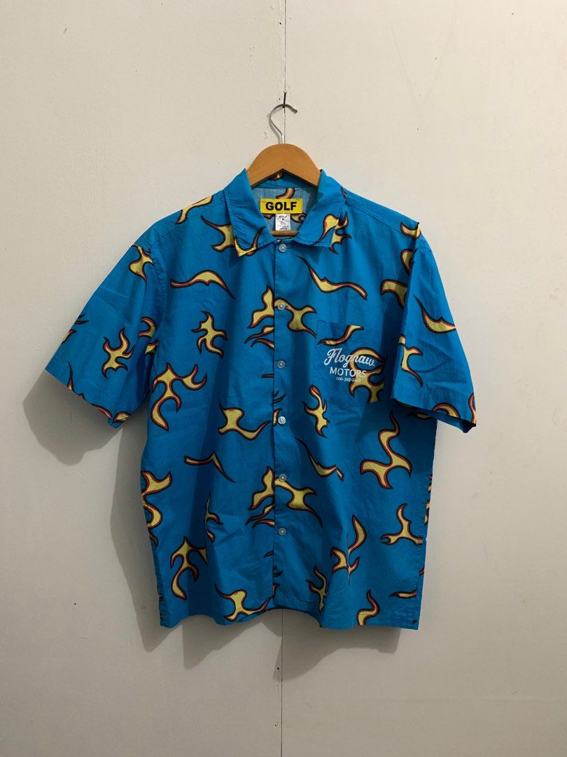 Tyler the creator flames shirt best sale