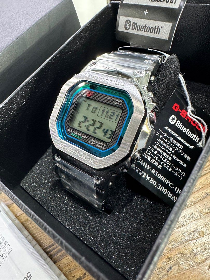 全新日本版G-Shock GMW-B5000PC-1JF GMW-B5000PC-1 GMW-B5000PC GMWB5000
