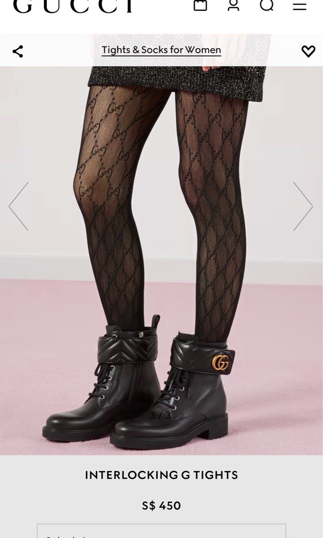 Authentic Gucci tights, Luxury, Accessories on Carousell