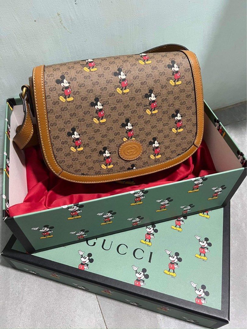 Gucci x Disney crossover (Category: Luxury Bags & Wallets) located in Manila. Submitted by rosemags (Listing ID 1266969186, Image 1). Description: RUSH! Original price: 73,700 With box Only used twice.
