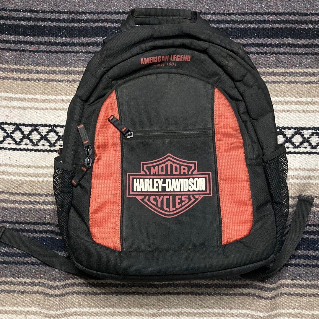 Harley Davidson Backpack Bag, Men's Fashion, Bags, Backpacks on Carousell