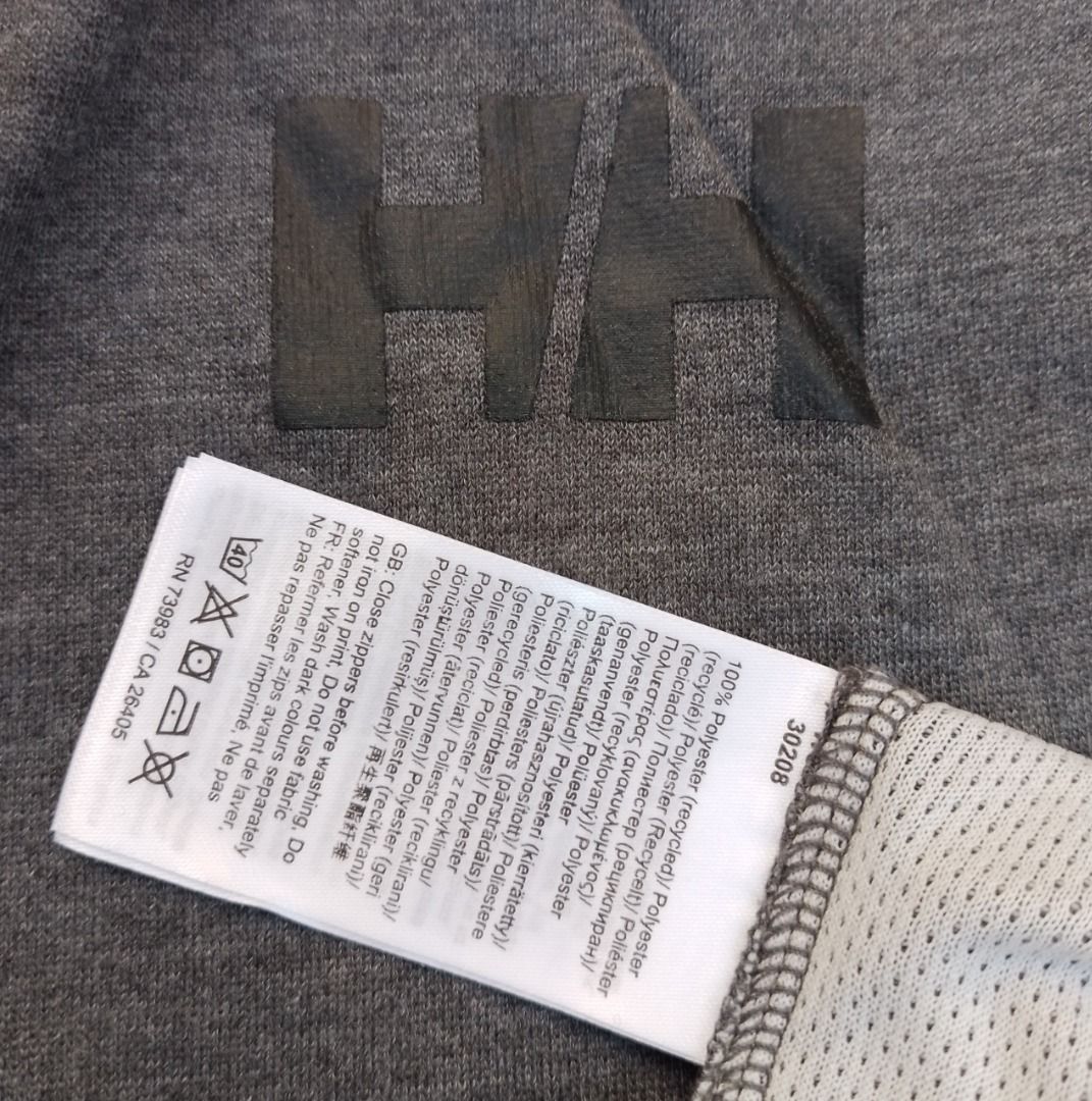 Helly Hansen Men's Zip-Front Pullover, 男裝, 上身及套裝, T-shirt