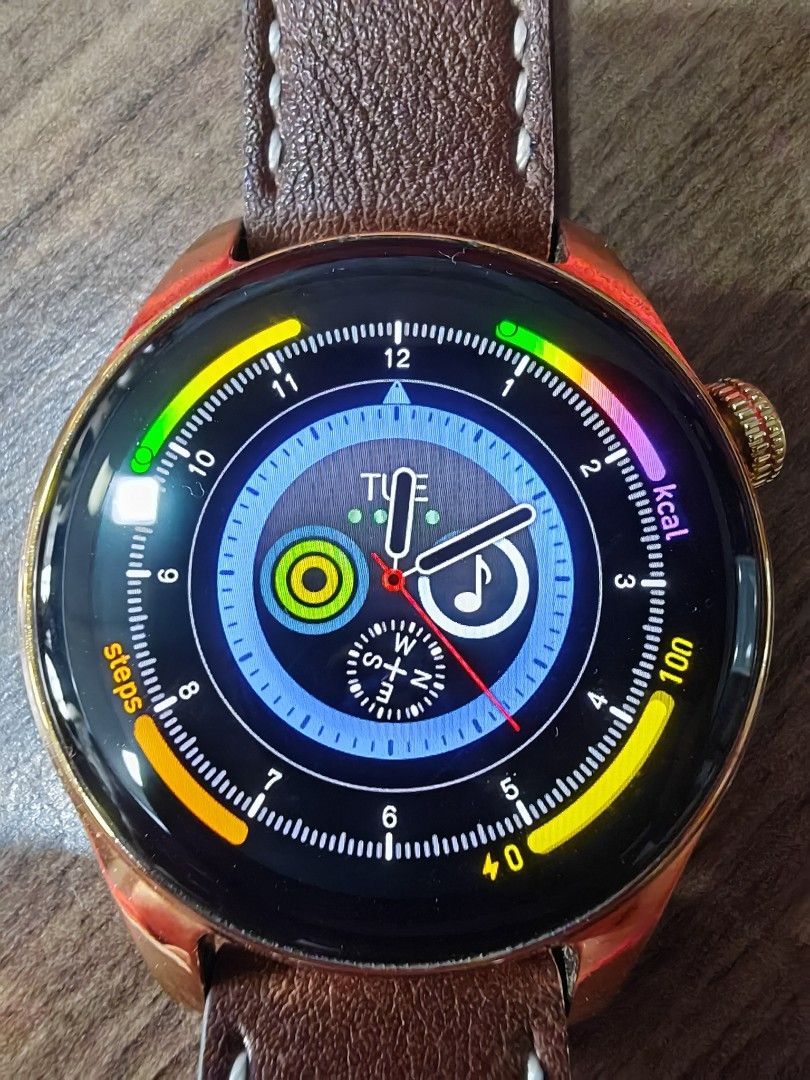 New HK4 Hero Smart Watch AMOLED 1.5 Inch Ltpo 2.5D Amplitude Mens NFC  Wireless Charging GT3 Pro 2023