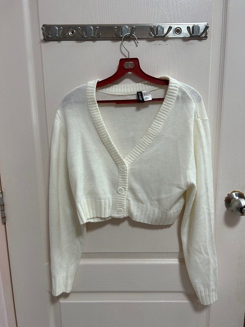 h&m cropped cardigan