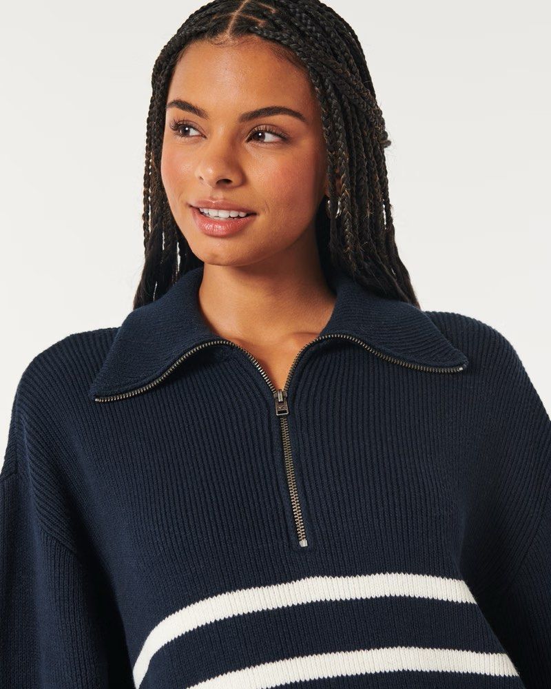 Hollister half deals zip jumper