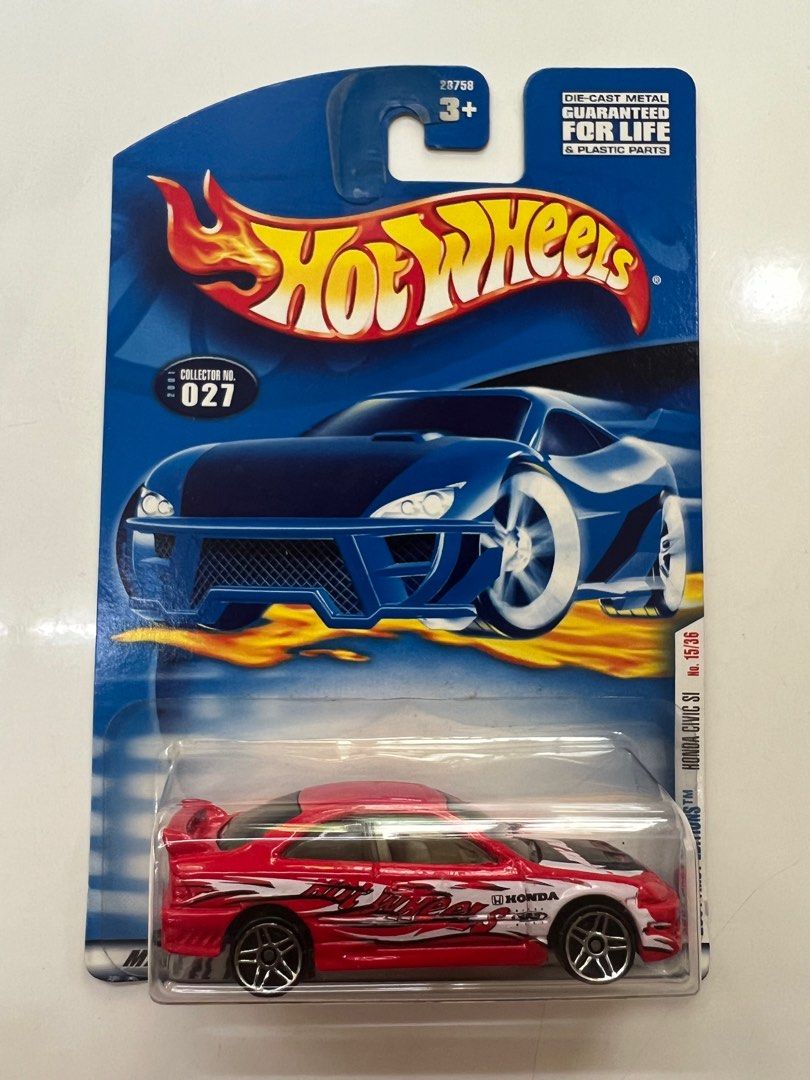 Hotwheels 2001 First Editions Honda Civic Si Red Hobbies Toys Toys Games on Carousell