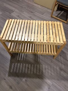 Ikea shop slatted bench