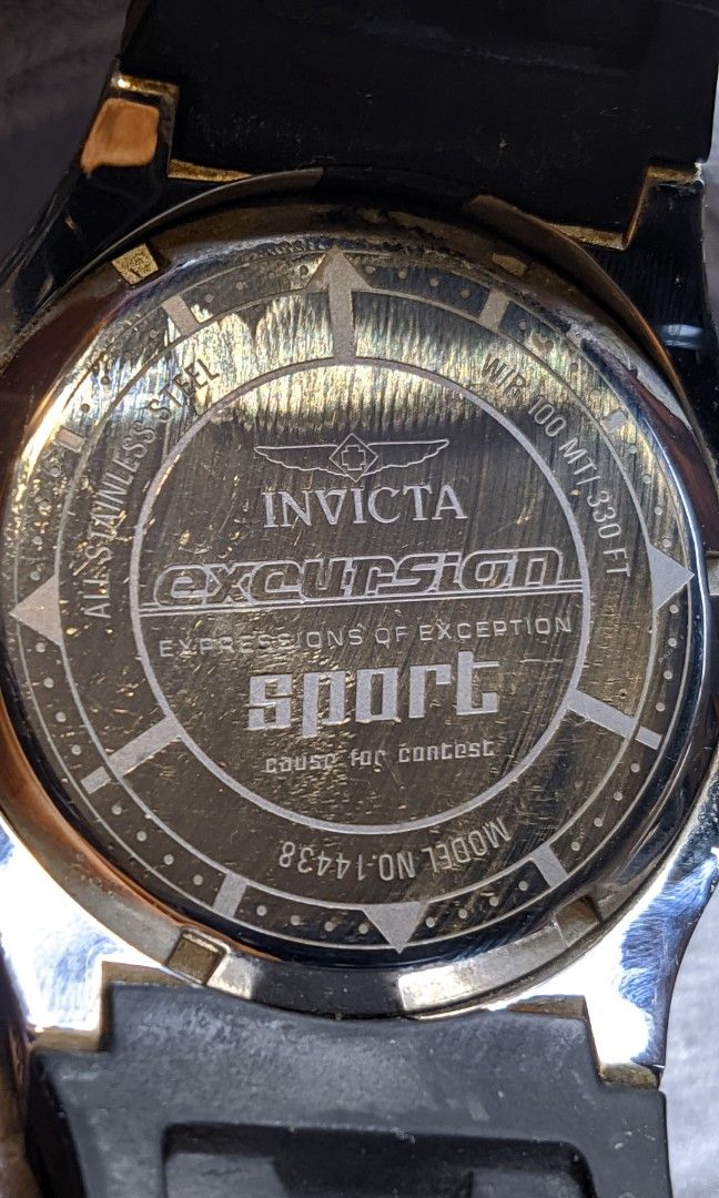 Invicta Excursion Model 14438 Quartz Luxury Watches on Carousell