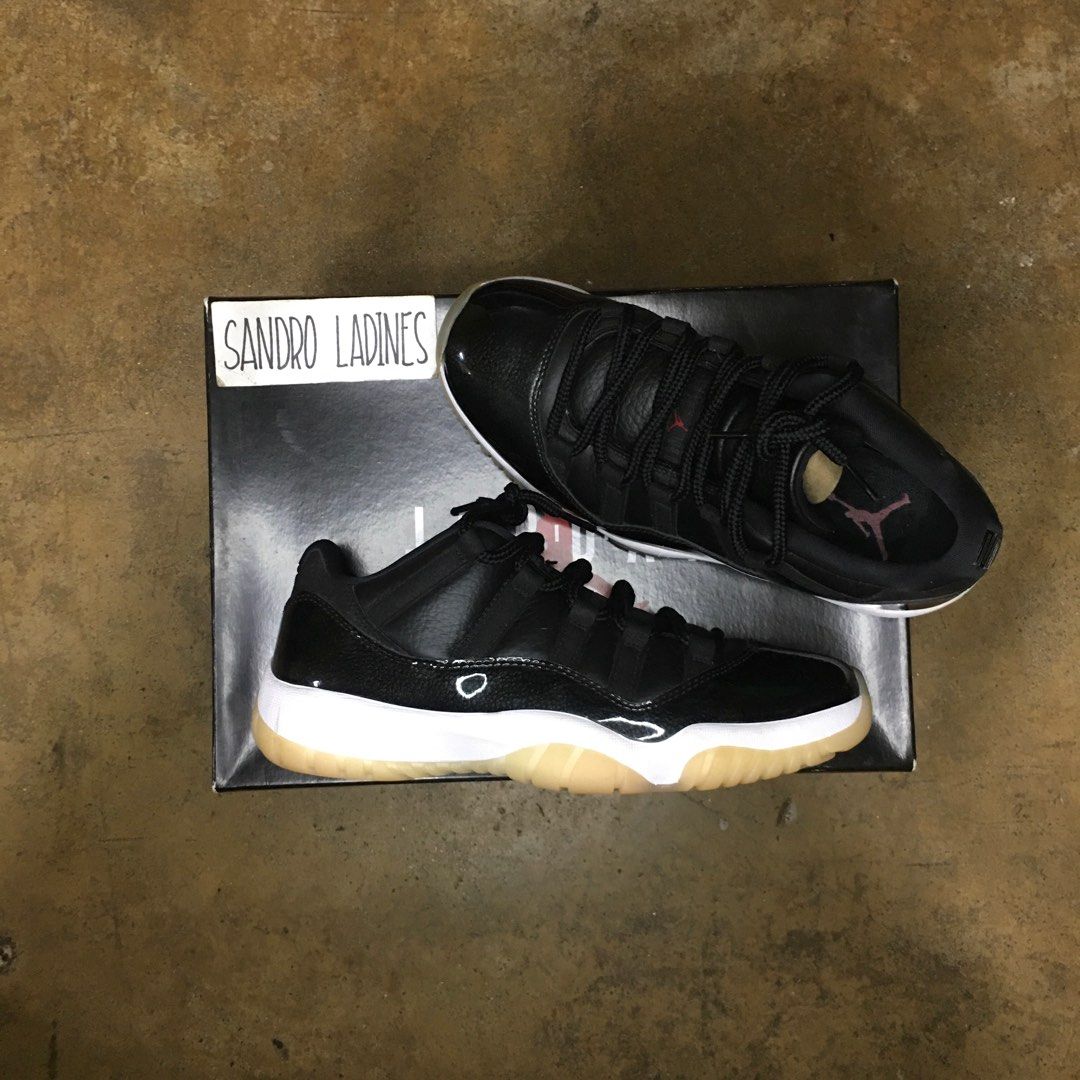 Jordan 11 online low black gum