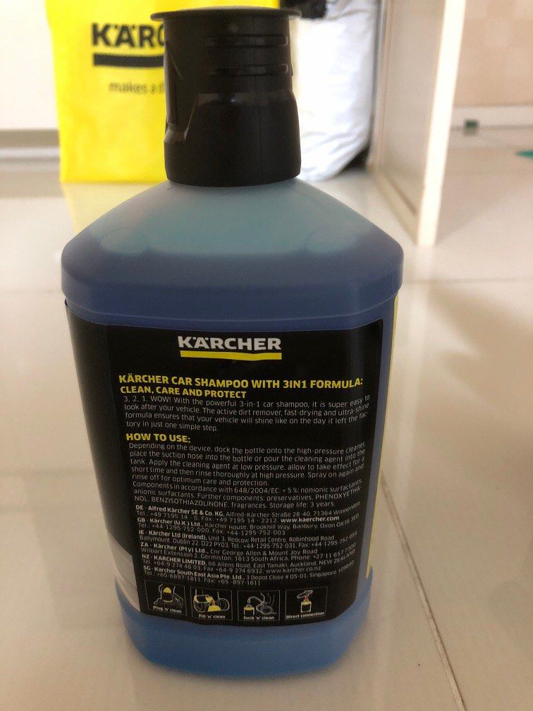 Karcher 3 in 1 car shampoo, Car Accessories, Accessories on Carousell
