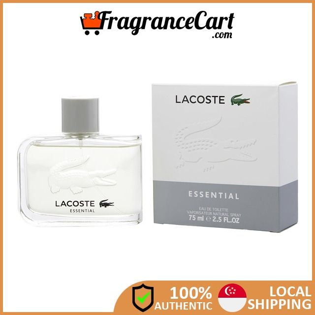 LACOSTE Essential Eau de Toilette for Men 75ml : : Beauty