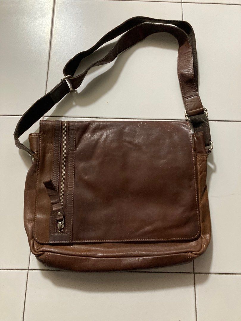 Pure leather outlet sling bags