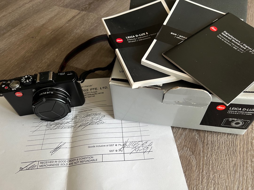 Câmera Digital Leica D-lux 5 Titanium (edição Limitada) | Parcelamento