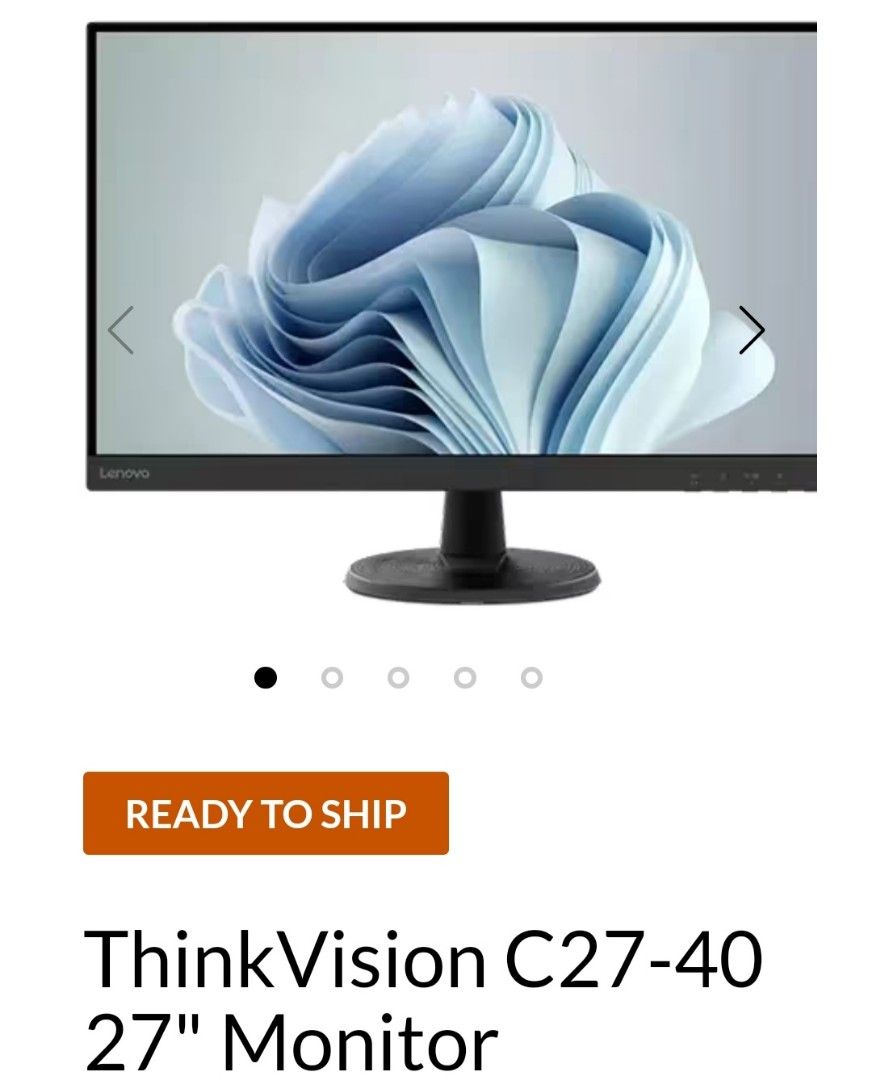 ThinkVision E22-28(21.5型 1920×1080 IPS) 入荷予定 - ディスプレイ