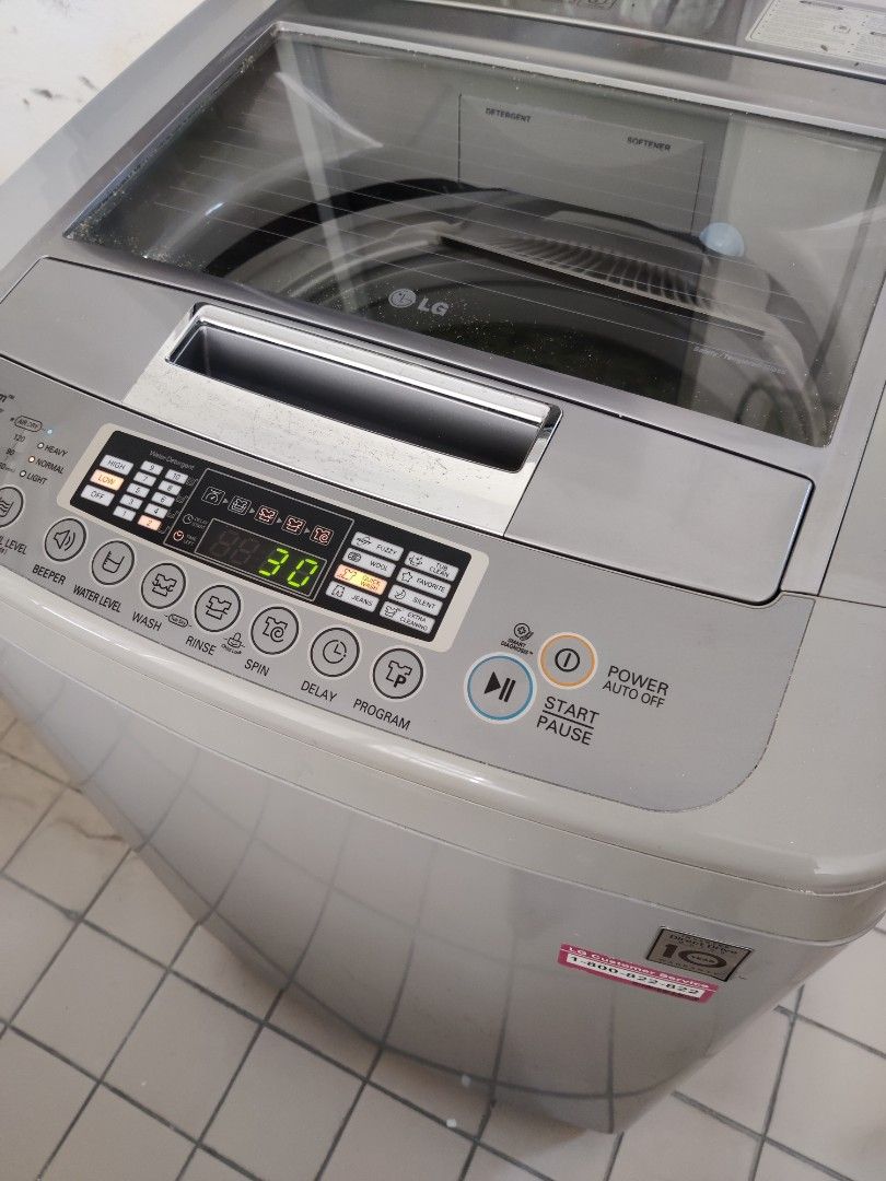 LG Inverter 10kg top open washing machine, TV & Home Appliances, Washing Machines and Dryers on