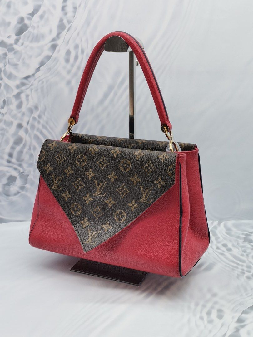 Louis Vuitton Pattern Print, Red Monogram Double V Bag PM