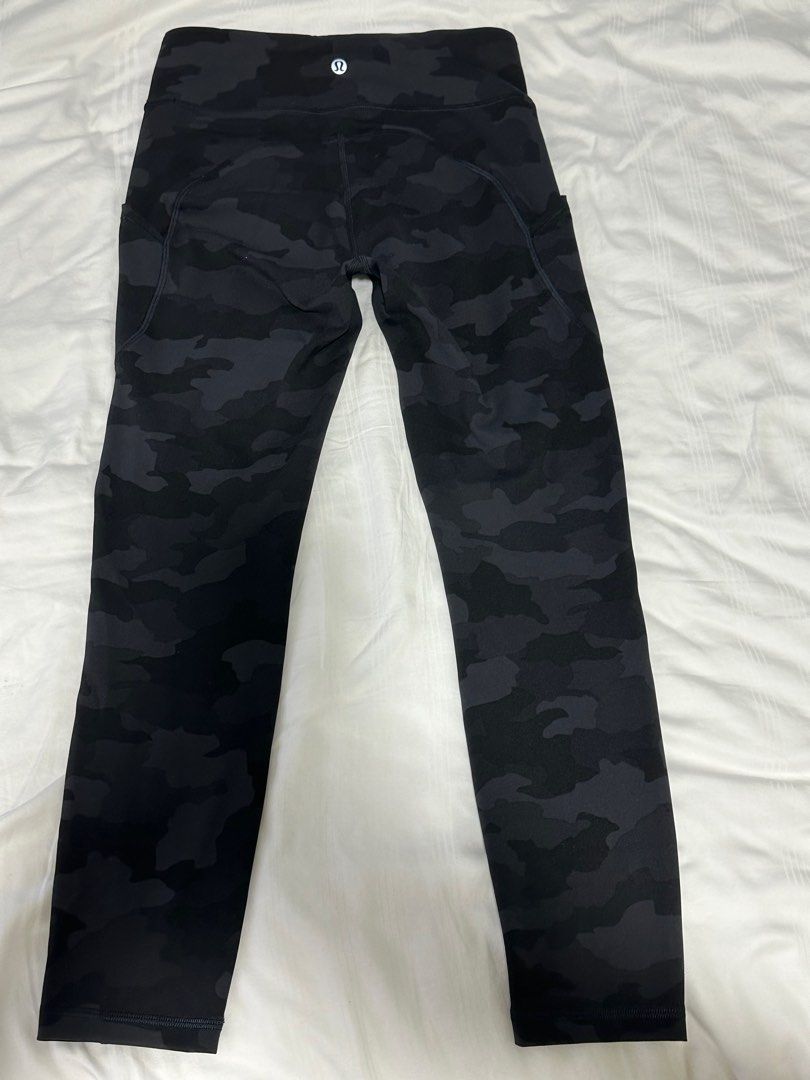 Lululemon Invigorate High-Rise Tight 24 Asia Fit (Black Camo, Size M),  Women's Fashion, Activewear on Carousell
