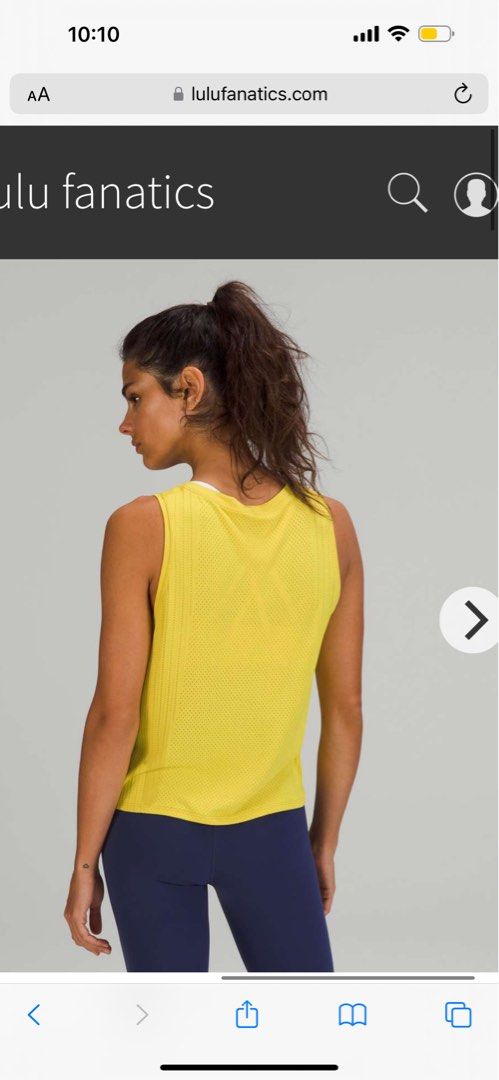 Lululemon Free To Be Serene Tank (2 In 1) Medium Support For C/D Cup -  Heathered Cool Breeze / Cool Breeze - lulu fanatics