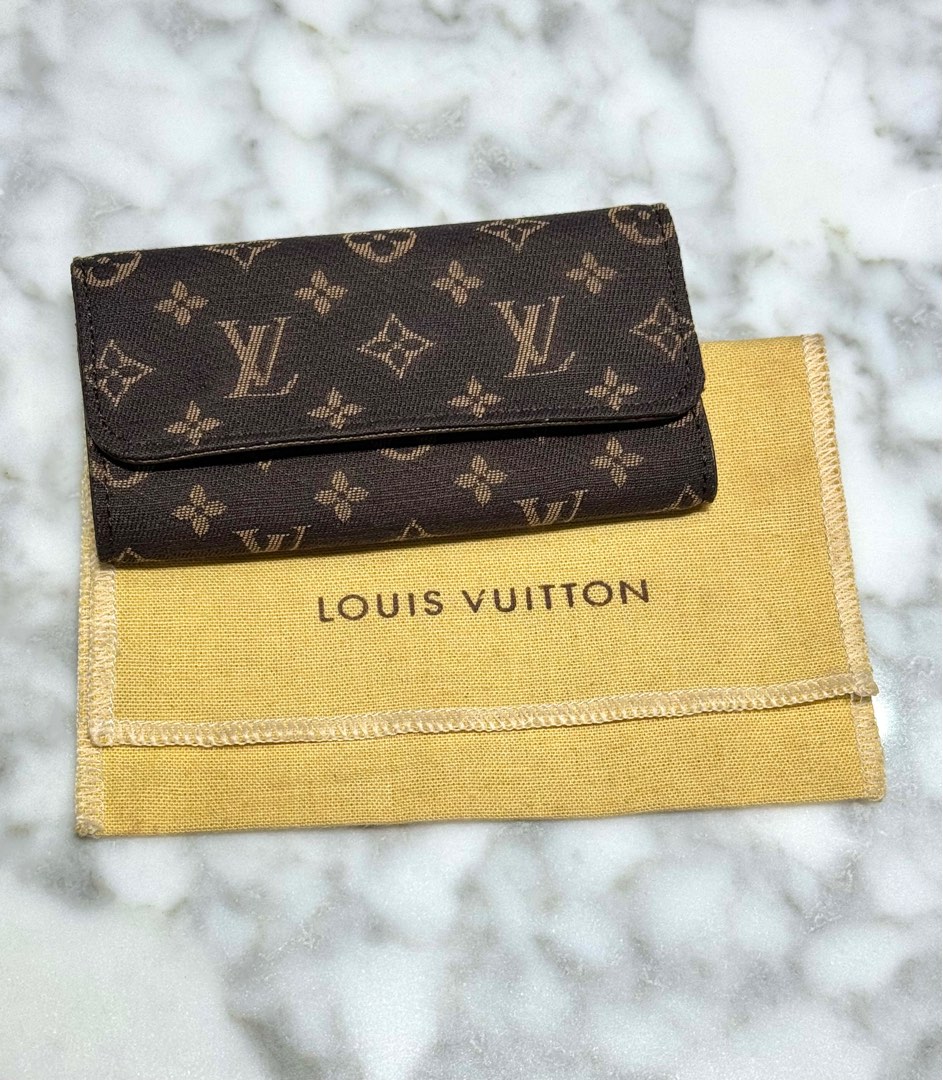Louis Vuitton Mini Lin Key Pouch - LVLENKA Luxury Consignment