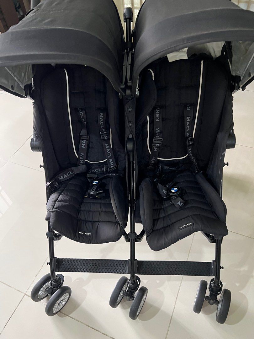Maclaren bmw double shop stroller