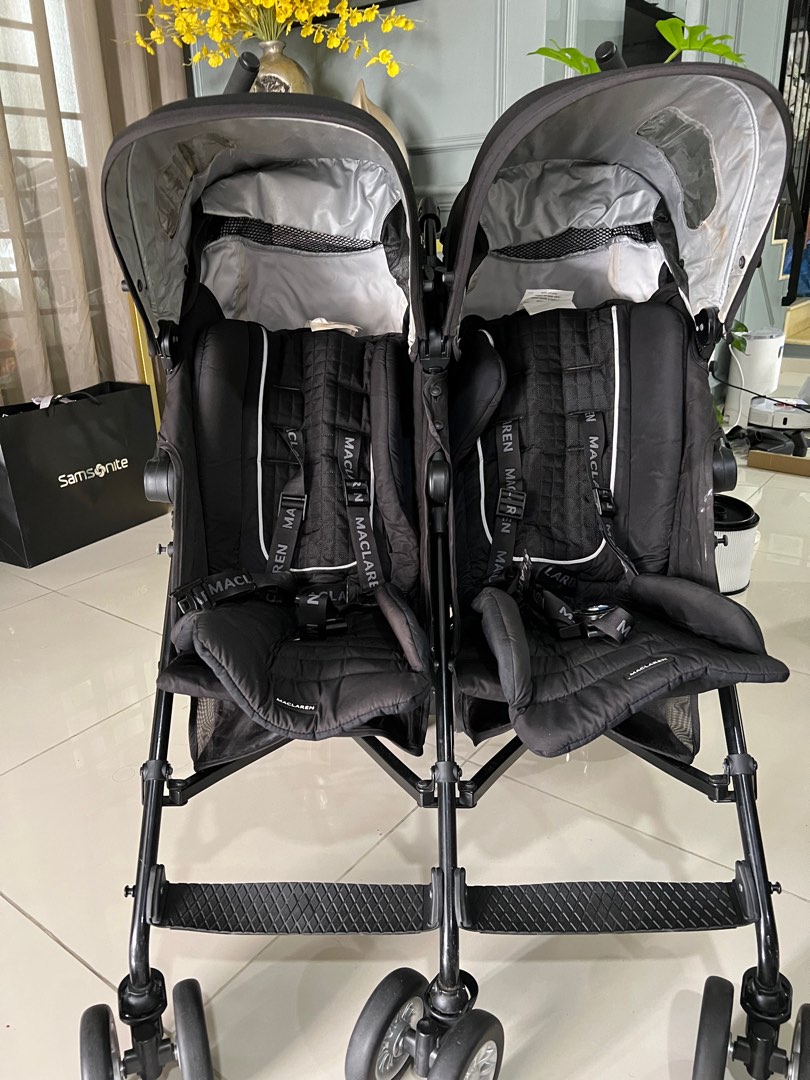 Mac by maclaren double stroller hot sale reviews