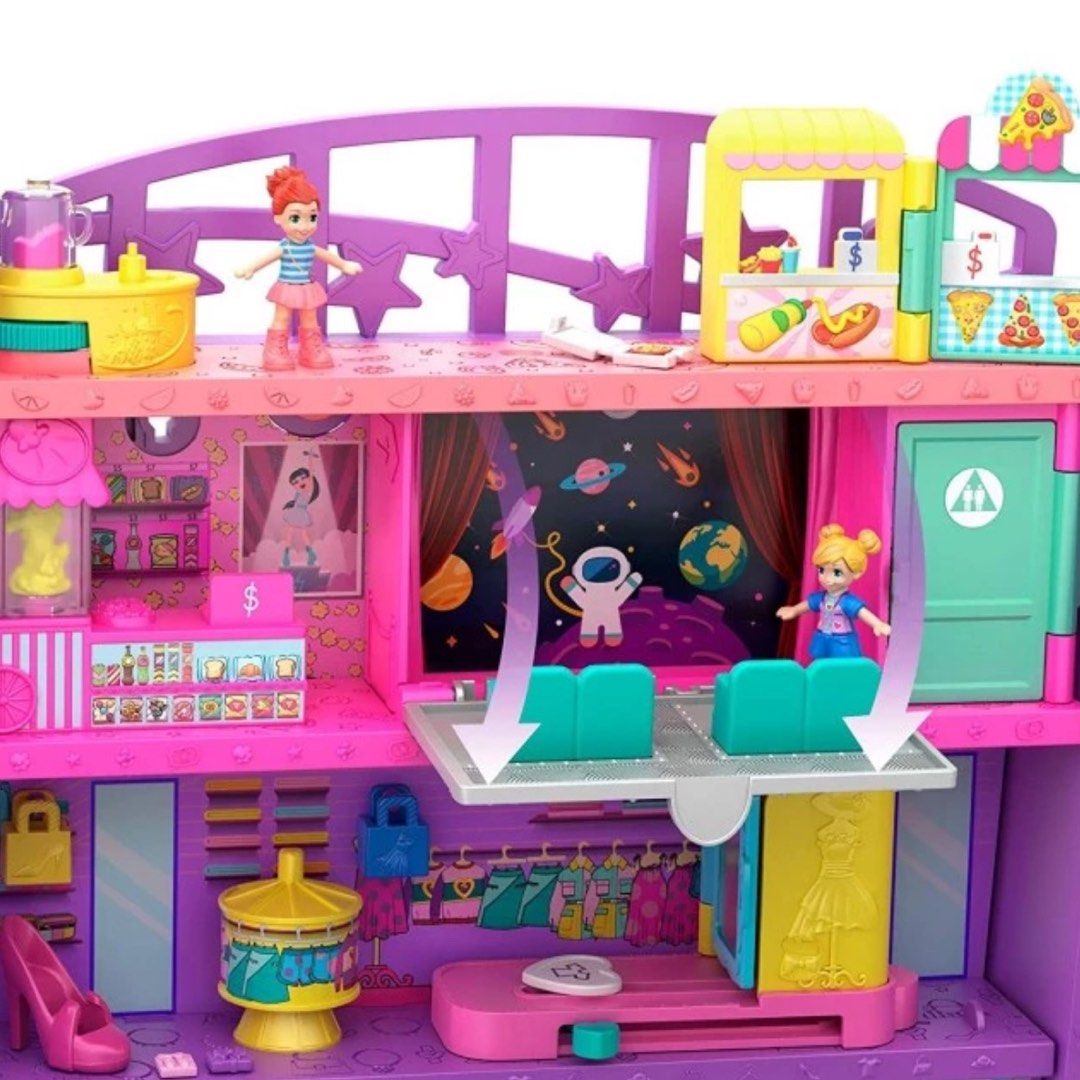 Mainan Polly Pocket Mega Mall Le Centre Commercial Toys Collectibles Mainan di Carousell