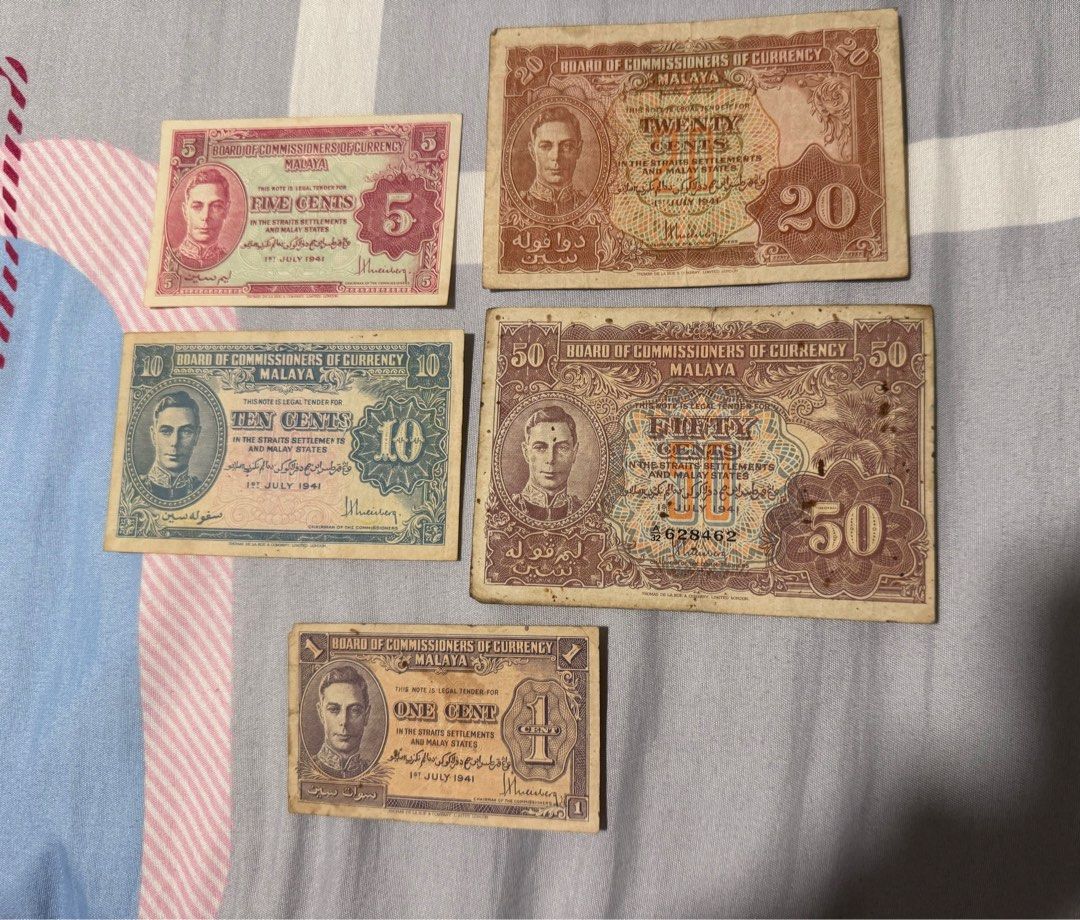 Malaya old bank note, Hobbies & Toys, Memorabilia & Collectibles ...