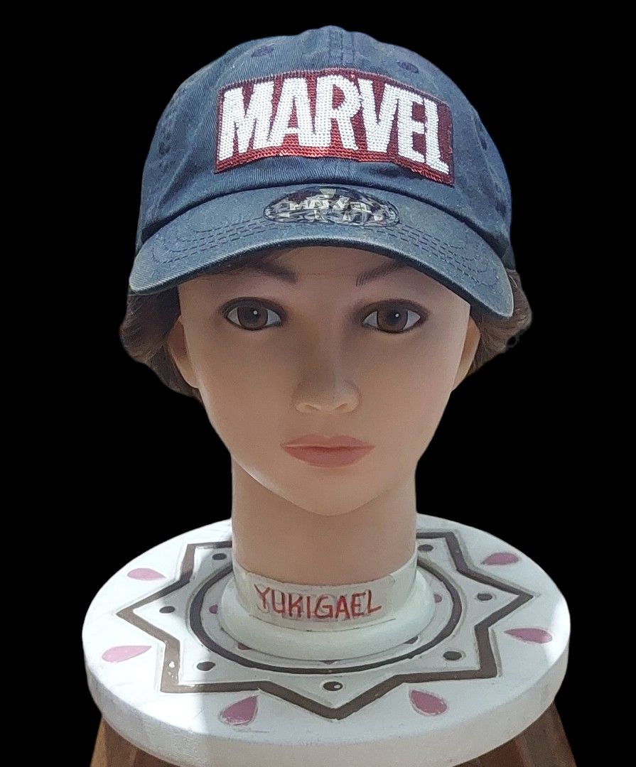 Marvel Cap (Category: Caps & Hats) located in Muntinlupa City. Submitted by sakurambo_des (Listing ID 1266994830, Image 1). Description: Marvel Cap Black Fit S-M 54cm-56cm Lightly used 380 only.